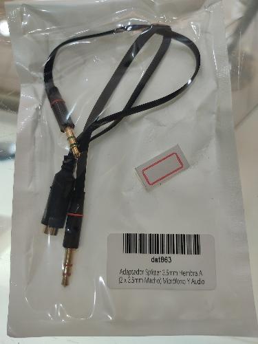 Adaptador splitter Mic/audio