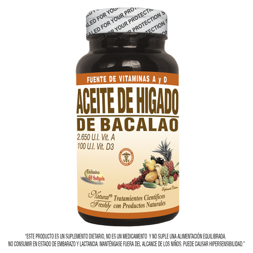 Aceite de hígado de bacalao*60sof freshly