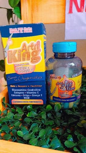 Artri Ajo King - Frasco de 100 tabletas
