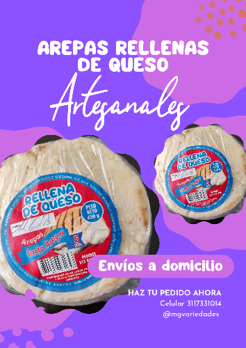 Arepas Rellenas de Queso