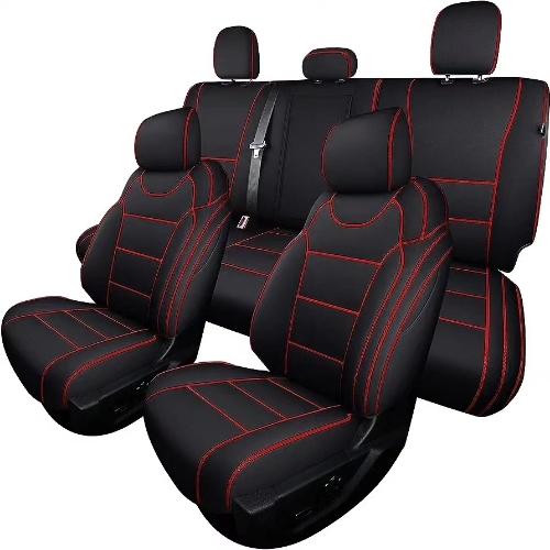 Fundas de asiento delantero de automóvil con neopreno impermeable, fundas de asiento para Ford F150 para camiones, funda de cojín de vehículo automot