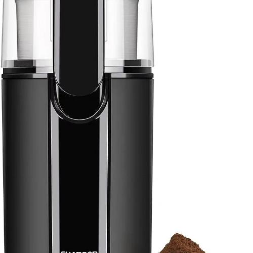 Molinillo de Café Eléctrico, Molinillo de Granos de Café Eléctrico, Molinillo de Hierbas, Molinillo de Granos de Nueces con 1 Tazón de Acero Inoxidab