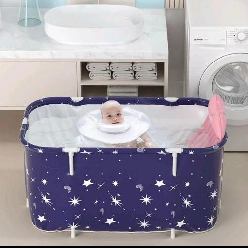 1 pieza Cubo plegable bañera adulto cuerpo completo tina barril sudor al vapor espesar portátil casa sauna aislamiento plegable de baño