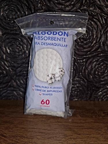 Algodón de disco (60 uni)