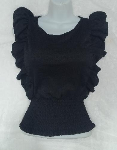 Blusa con arruchado abajo 