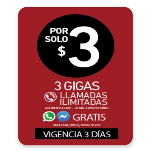 CLARO 3 GIGAS 