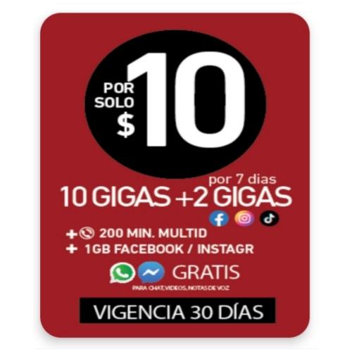 CLARO 12 GIGAS 