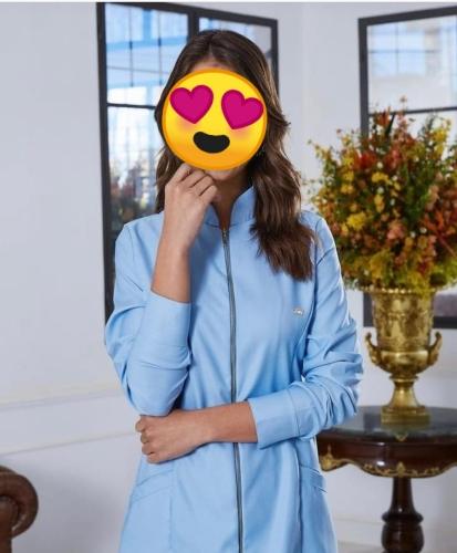 Bata de laboratorio ML Diva nacional Sublimado. Ref. Btlabml Diva NSub.