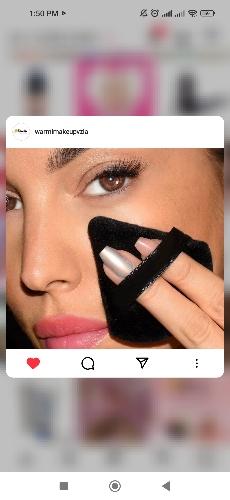 Borla para maquillaje