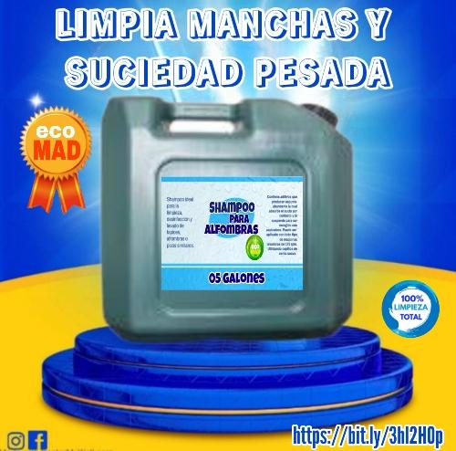 CHAMPÚ DESMANCHADOR PARA ALFOMBRAS 05 GLNS.