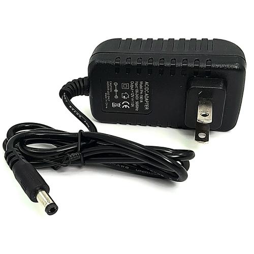 ADAPTADOR DC 12V 1AMP PARA CÁMARA 