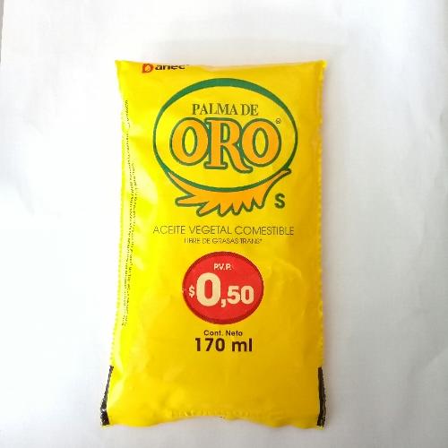 ACEITE EN FUNDA PALMA DE ORO 170ML