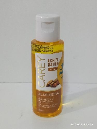 Aceite natural de almendra 60ml cabello