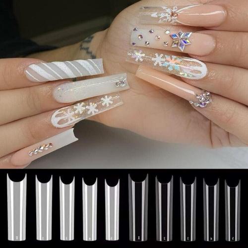  Tips SQUARE/ cuadrado   caja 500pcs L