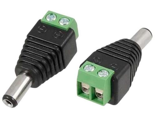 Conector DC 12V (Par Macho y Hembra)
