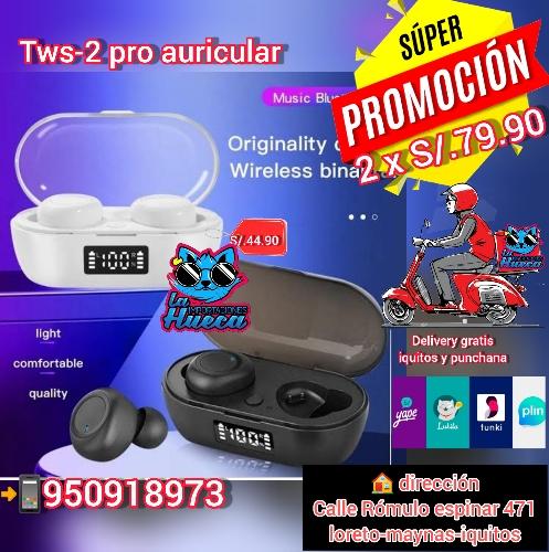 Audífonos tws - 2 pro