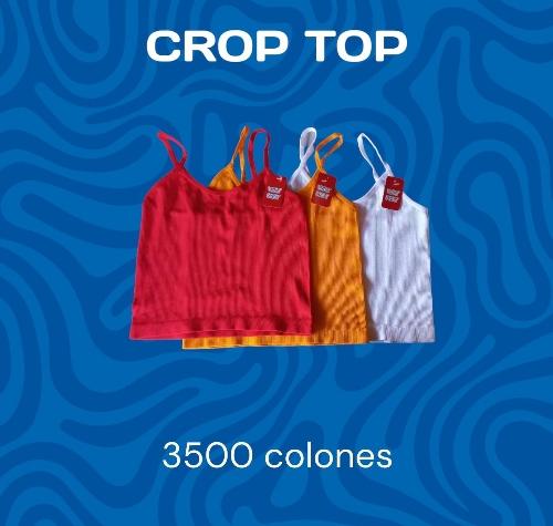 Blusas crop top