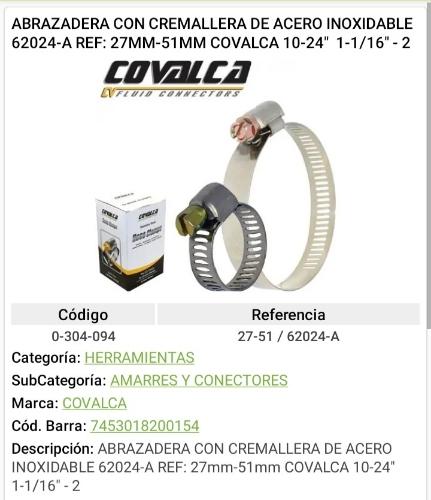 Abrazadera acero 3524