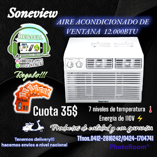 Aire acondicionado 12 btu Siragon 