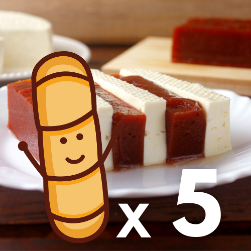 Tequeños Queso + Bocadillo 5 uds 