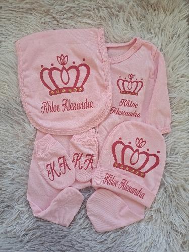 Enterizo (Rosado 4 piezas)