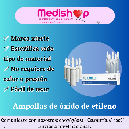 Ampolla óxido de etileno 20 ml