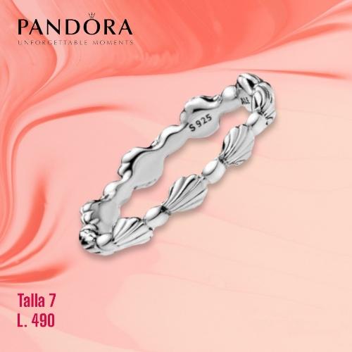 Anillo plata conchitas de mar #7 