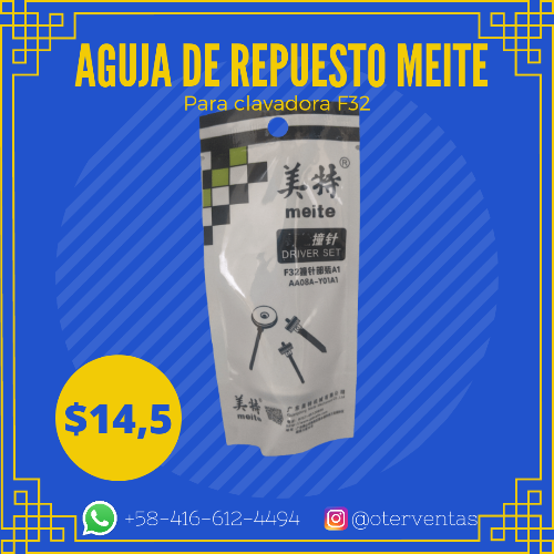 Aguja de Repuesto para Clavadoras F32