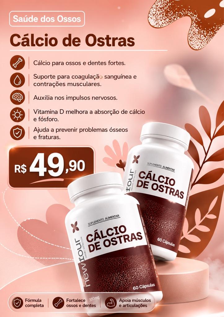 Cálcio das ostras