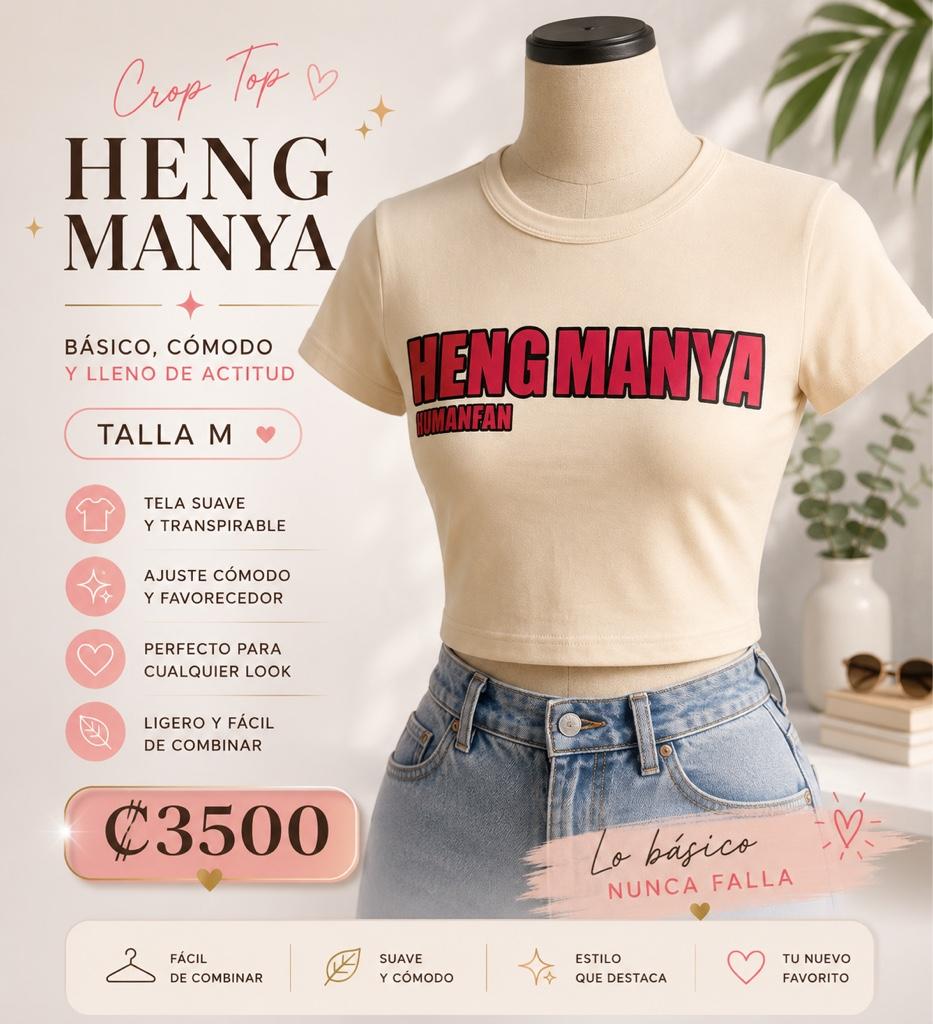 Crop top básico