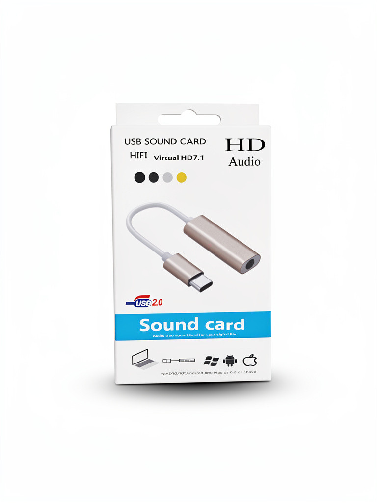 Imagen 1 de ADAPTADOR DE TIPO C A 3.5MM HD