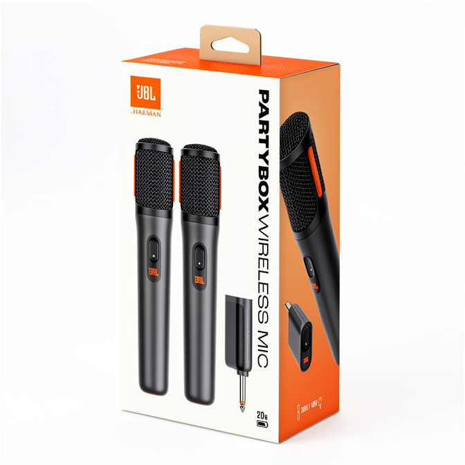 Imagen 1 de MICROFONO DOBLE JBL PARTYBOX MIC