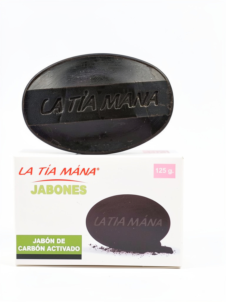 Imagen 1 de Jabón Carbón Activado Tía Maná 125gr.