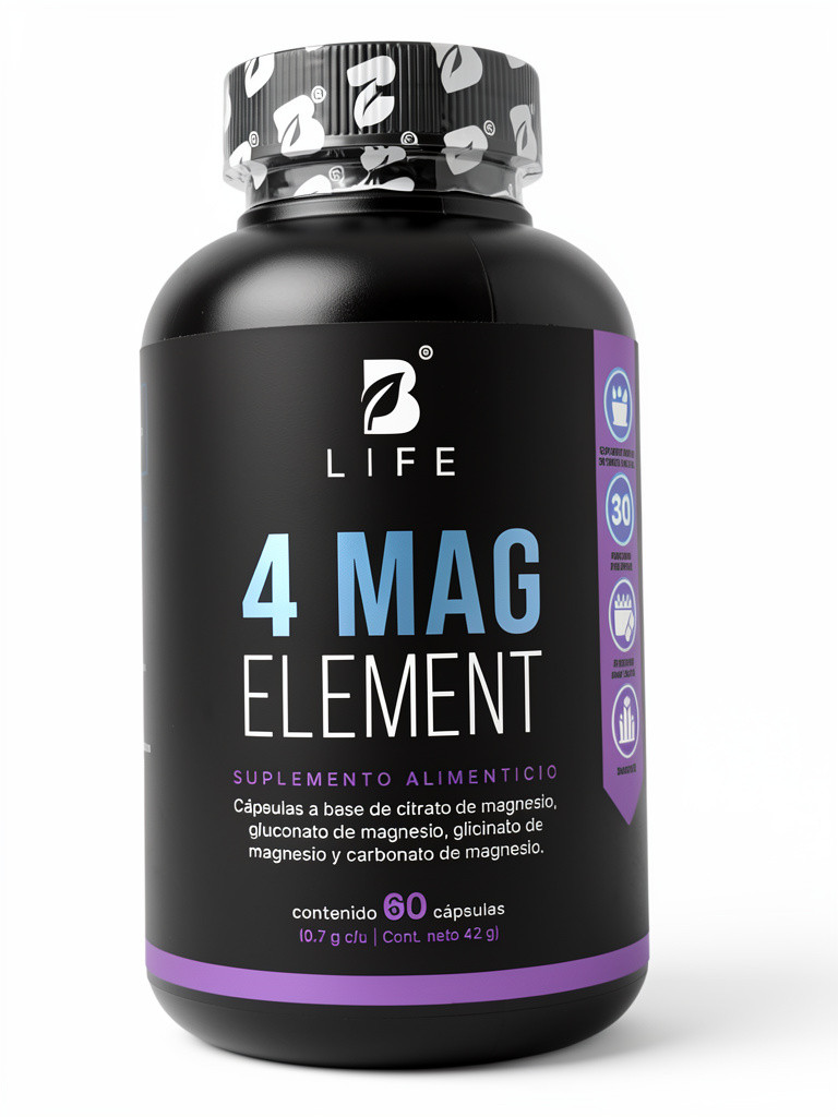 Imagen 1 de 4 Mag Element 60Cáps. B Life | 30Dias