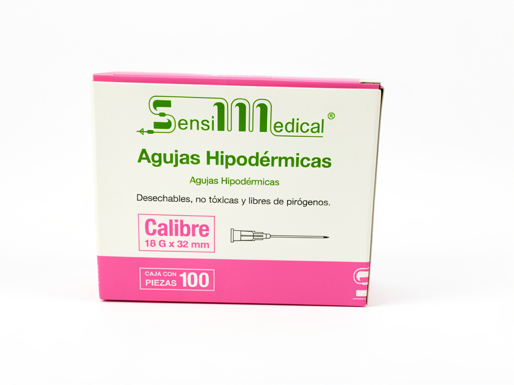Imagen 1 de Aguja Hipodérmica 18gx32mm pieza