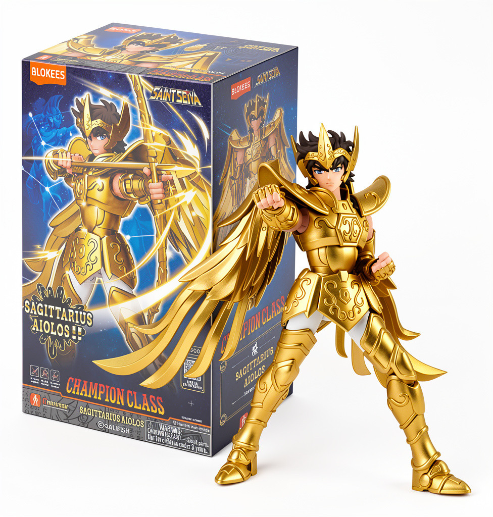 Imagen 1 de AIOROS DE SAGITARIO CHAMPION CLASS SAINT SEIYA BLOKEES