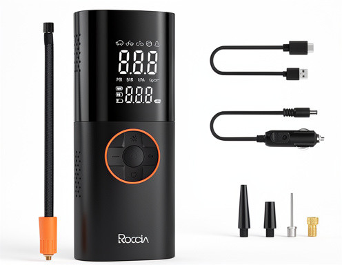 Imagen 1 de 1 INFLADOR DE NEUMATICOS 90W PORTATIL IR-3691  MARCA ROCCIA
