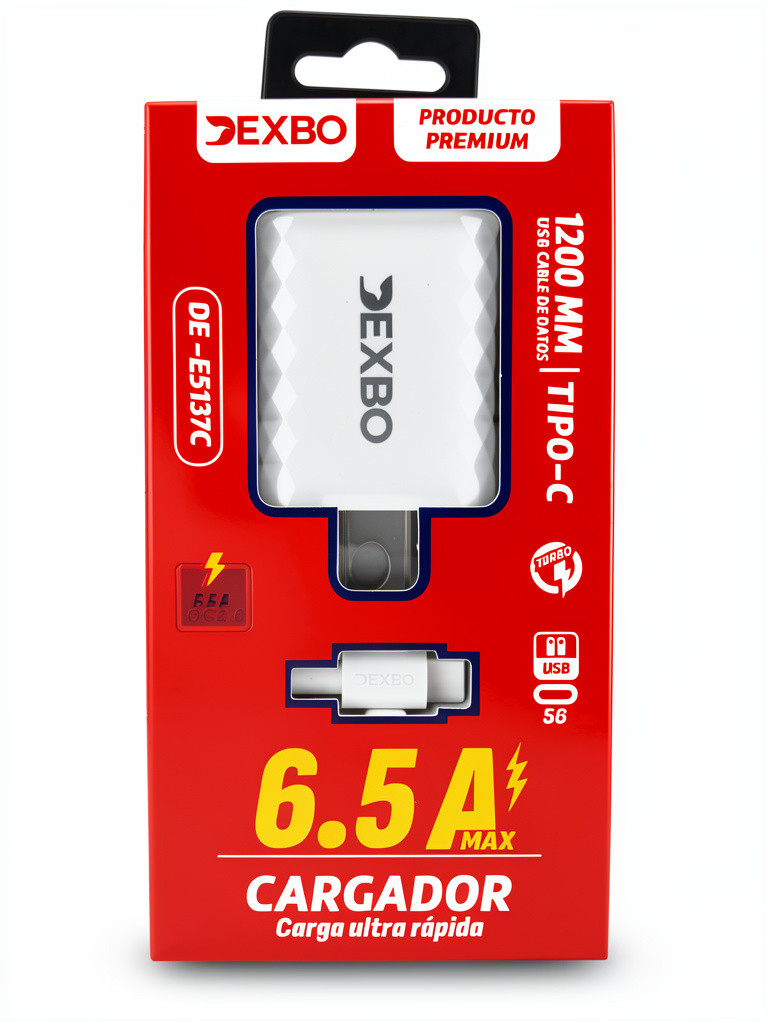Imagen 1 de DEXBO CARGADOR CARGA ULTRA RÁPIDA 6.A MAX