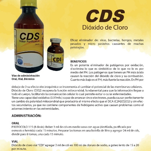 Imagen 1 de C D S Dióxido de Cloro 