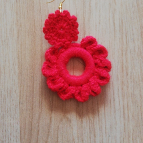 Imagen 1 de Aretes rojos
