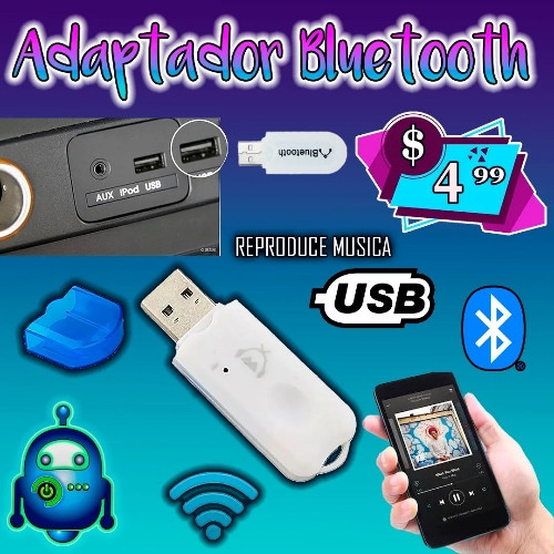 Imagen 1 de Adaptador Bluetooth USB