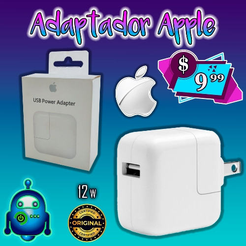 Imagen 1 de Adaptador Corriente Apple 12w