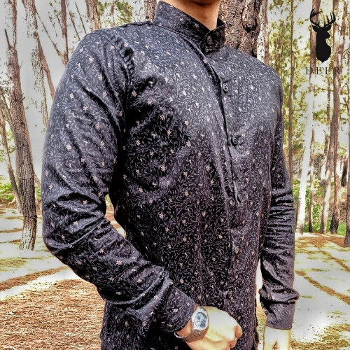 Imagen 1 de Camisa Estampada | Negra
