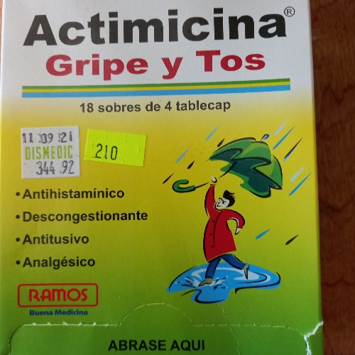 Imagen 1 de Actimicina Gripe y Tos 