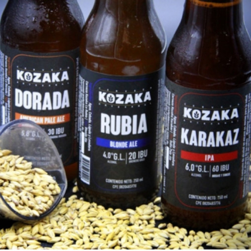 Imagen 1 de Cerveza Artesanal Kozaka Dorada caja 24 Und.