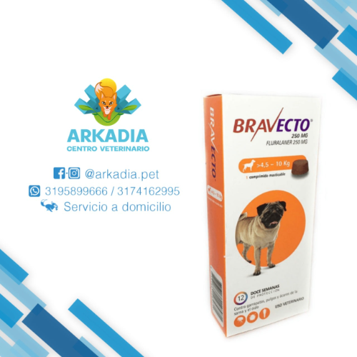 Imagen 1 de BRAVECTO® 250MG/4,5-10 KG