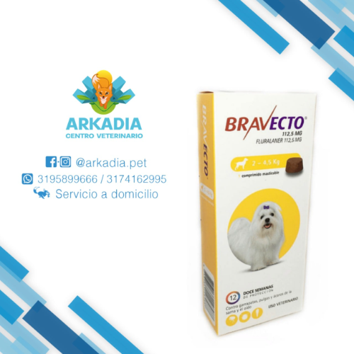 Imagen 1 de BRAVECTO® 112.5 MG/2-4.5 KG