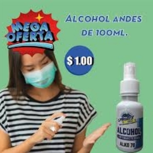 Imagen 1 de Alcohol spray 100ml 