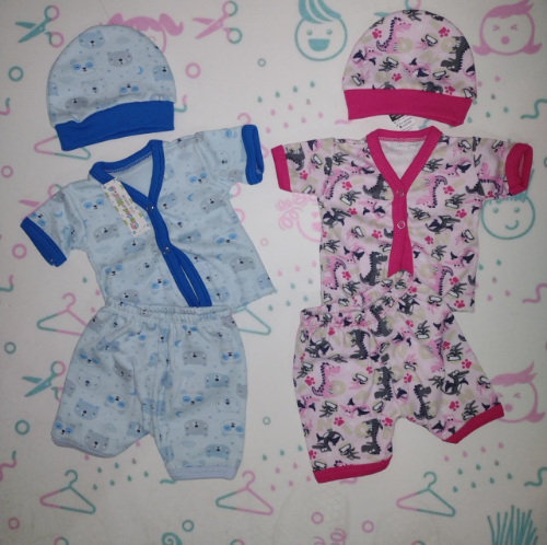 Imagen 1 de +PB0161 RECIBIDOR EN CAJA BATITA + SHORCITO + GORRITO