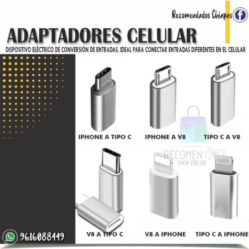 Imagen 1 de Adaptador Lighthning a Tipo C